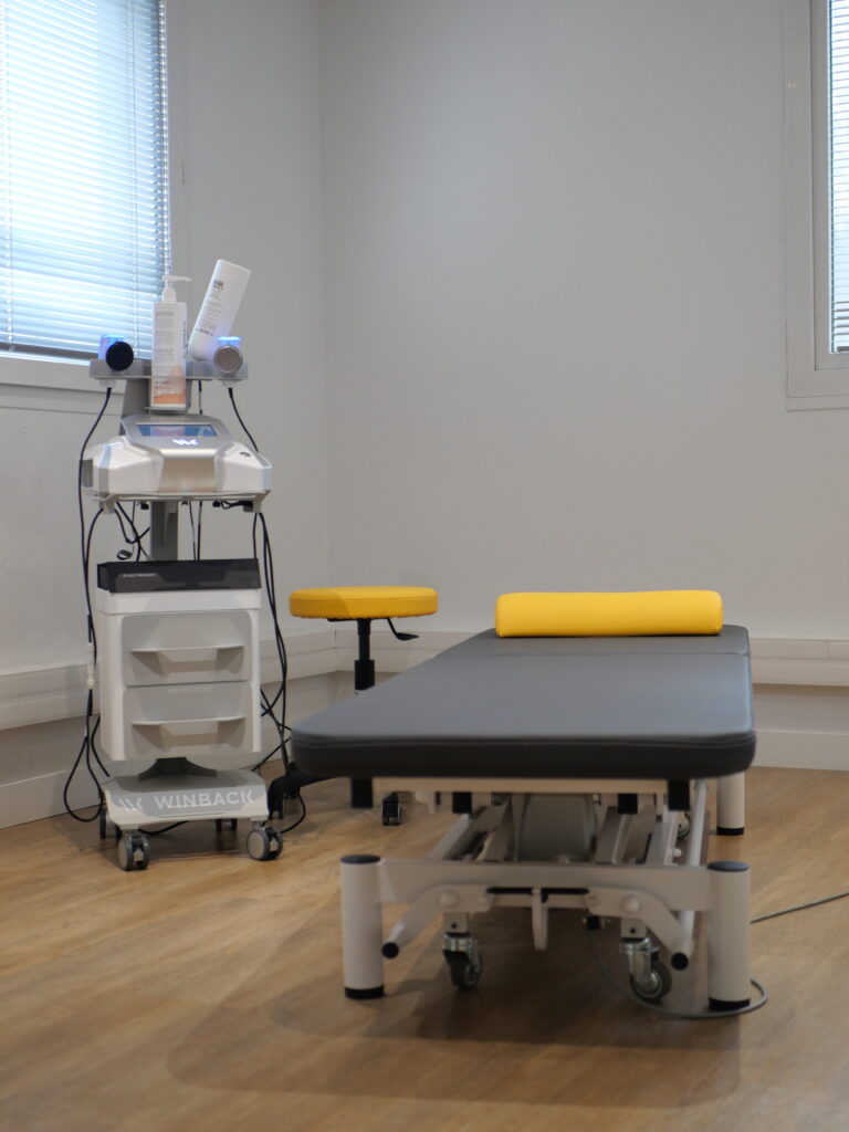 machine winback et table de massage de face